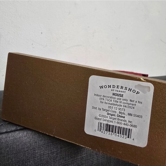 Set of two Wondershop Christmas Holiday Village Felt Decor Houses, 2024 - Picture 5 of 8